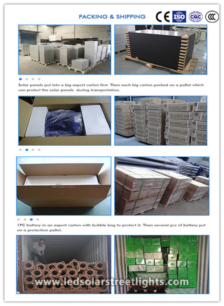 Deliver,Shipping and Serving of 60w Solar Street Light